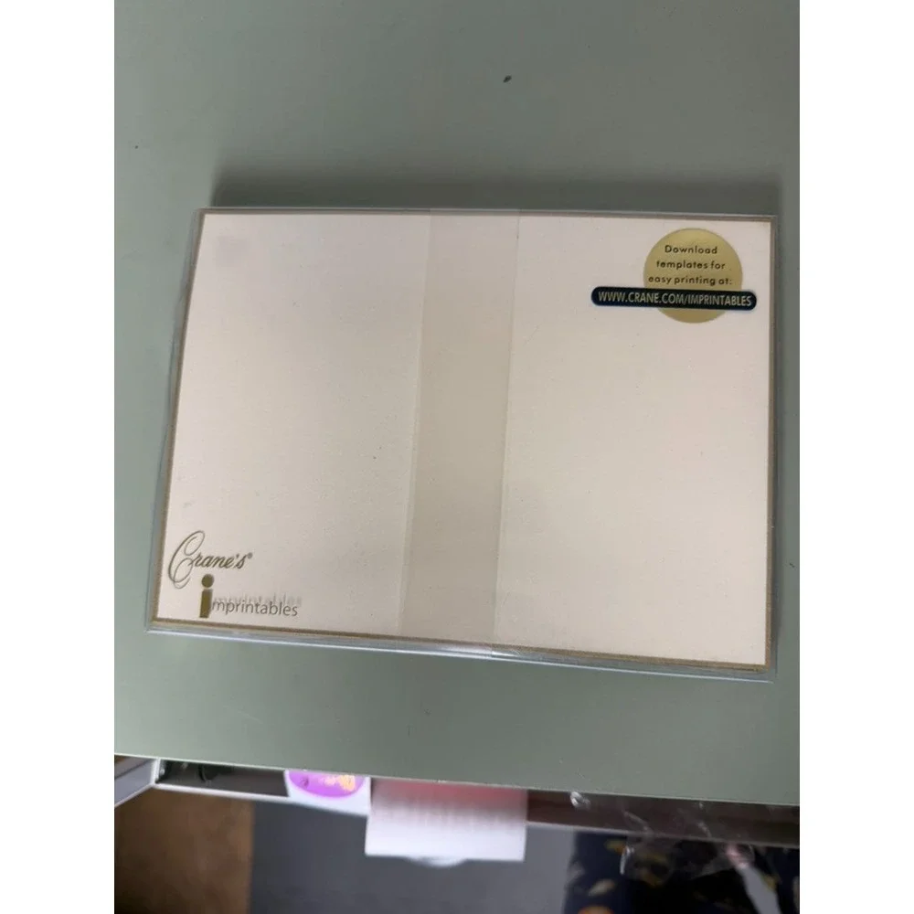 Crane's Stationery Lot 90 Pc Gold Silver Lined Envelopes Cards USA New